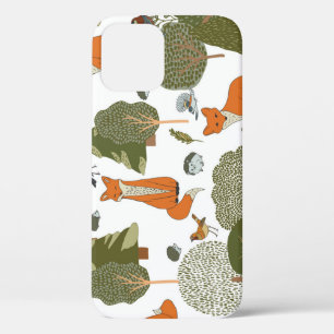 Case-Mate iPhone Case Animaux forestiers : renards, oiseaux motifs