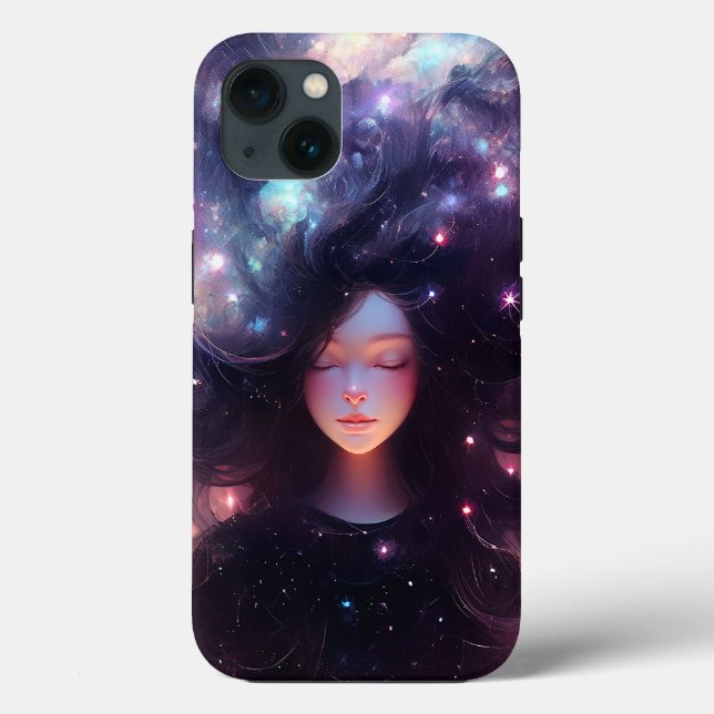 Coques Case-Mate iPhone Anime Girl Fabriquée En Étoiles (Verso)