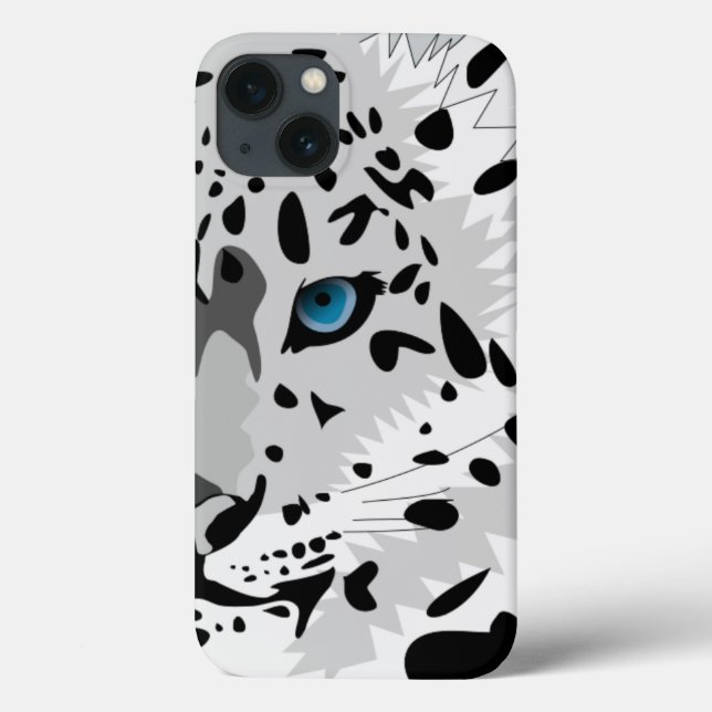 Coques Case-Mate iPhone Animé léopard des neiges (Verso)