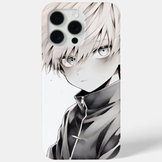 Coque iPhone 15 Pro Max Anime White Hair Character iPhone 15 Pro Max Case 