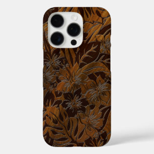 Coques iPhone 16 Pro Anini Beach Faux Wood Hawaiian Elm