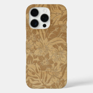 Coques iPhone 16 Pro Anini Beach Faux Wood Hawaiian Maple