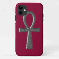 Ankh en argent élégant