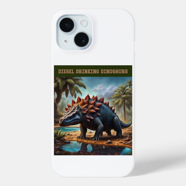 Coques Case-Mate iPhone Ankylosaurus satisfait (Verso)