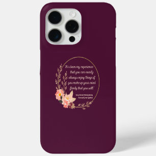 Coque iPhone 15 Pro Max Anne Of Green Gables Citation I - Style mignon