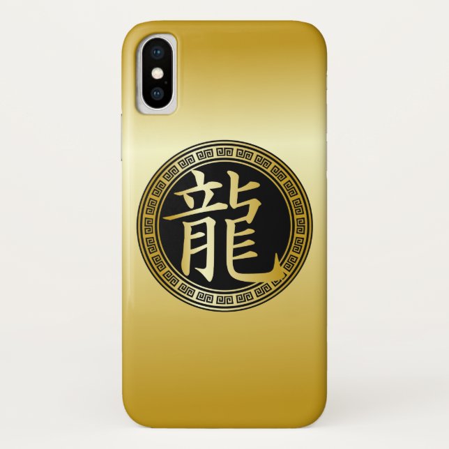 Coques Case-Mate iPhone Année chinoise de symbole du dragon GBG (Dos)