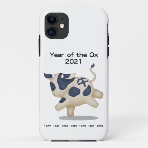 Case-Mate iPhone Case Année de l'Ox Cute Zodiac Animal 2021