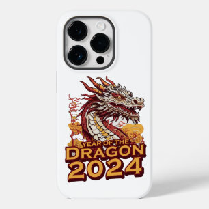 Coque Pour iPhone 14 Pro Année du dragon 2024 iPhone 14 coques, Dragon
