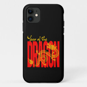 Case-Mate iPhone Case Année du Dragon Rouge Or