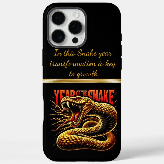 Coques Case-Mate iPhone Année du serpent : bonne année chinoise ! 2025 (Verso)