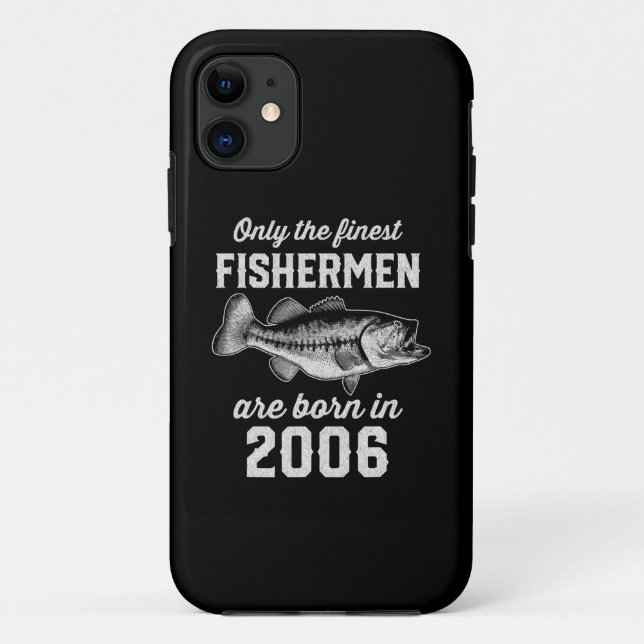 Coques Case-Mate iPhone Anniversaire Cadeau pêcheur Pêche 2006 (Dos)