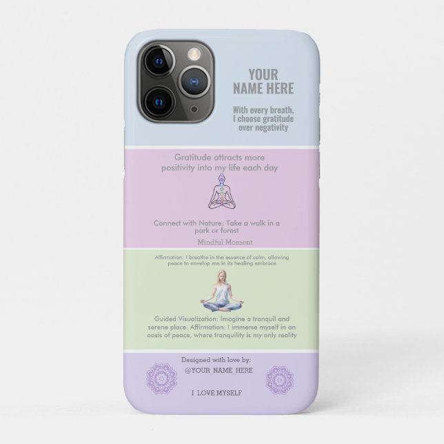 Coques Case-Mate iPhone ANTI-Stress with every breath I choose gratitude (Dos)
