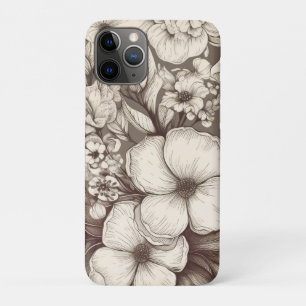 Case-Mate iPhone Case Antique Apothicaire Floral Sépia Herbier