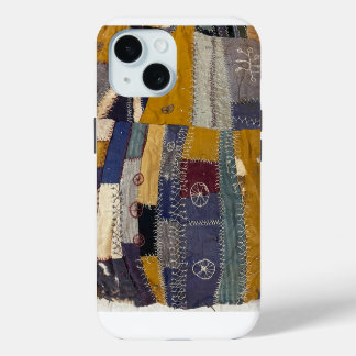 Coque Pour iPhone 15 Antique Crazy Quilt phone case