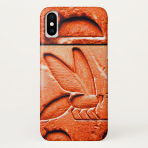 Coque Case-Mate Pour iPhone ANTIQUE EGYPTIENNE HONEY BEE BEEKEEPER Rouge
