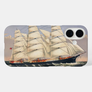 Coques iPhone 16 Antique Navire de Navigation à Voile Currier & Ive