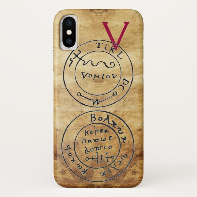 COQUES Case-Mate iPhone ANTIQUE TALISMAN / PIRATES PARCHEMENT CARTES DE TR (Dos)