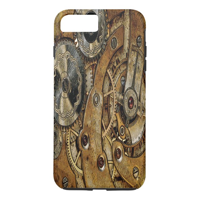 Coques Case-Mate iPhone Antiquité Cuivre Steampunk (Dos)