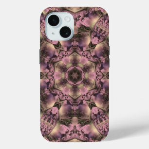 Coque Pour iPhone 15 Antiquité rose victorienne