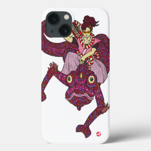 Etui iPhone 13 Aokimono. Chameleon カ レ オ