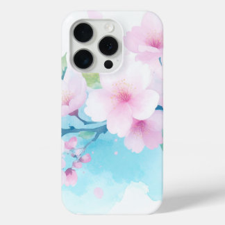 Coque iPhone 15 Pro apanese Cherry Blossom iPhone Case