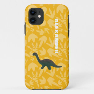 Case-Mate iPhone Case Apatosaurus Toy Dinosaur Vert et Jaune