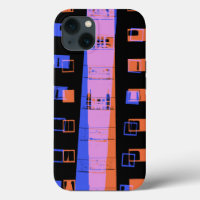 Appartement de ville dans la nuit Coque-Mate iPhon