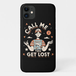 Case-Mate iPhone Case appelez-moi si vous vous perdez