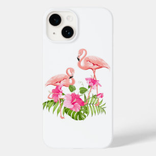 Coque Pour iPhone 14 Apple iPhone 14 Coque-Flamant rose