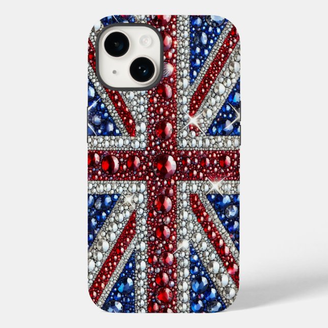 Coques Case-Mate iPhone Apple iPhone 14 Coque-Mate couleurs britanniques (Verso)