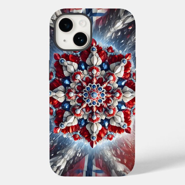 Coques Case-Mate iPhone Apple iPhone 14 Coque-Mate couleurs norvégiennes (Verso)