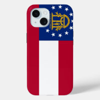Apple iPhone 15 Coque-Mate avec drapeau de Géorgie