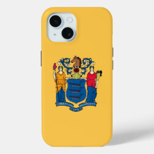 Coque Pour iPhone 15 Apple iPhone 15 Coque-Mate avec drapeau New Jersey