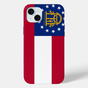 Coque iPhone 15 Mini Apple iPhone 15 Plus Coque-Mate, drapeau de Géorgi