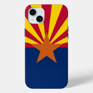 Coque iPhone 15 Mini Apple iPhone 15 Plus Coque-Mate, drapeau de l'Ariz