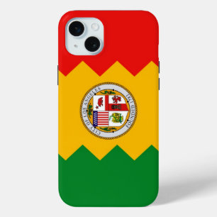 Coque iPhone 15 Mini Apple iPhone 15 Plus Coque-Mate, drapeau de Los An