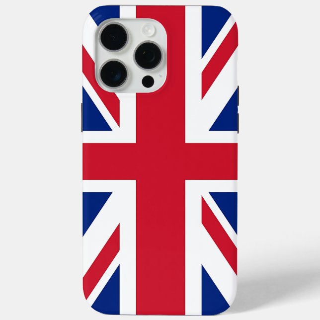 Coques Case-Mate iPhone Apple iPhone 15 Pro Max Case, United Kingdom flag (Verso)