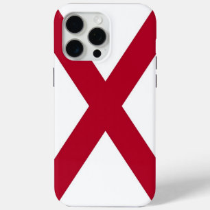 Coque iPhone 15 Pro Max Apple iPhone 15 Pro Max Coque, drapeau Alabama