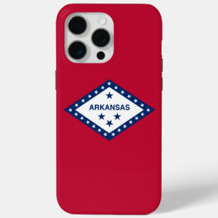 Coque iPhone 15 Pro Max Apple iPhone 15 Pro Max Coque, drapeau Arkansas