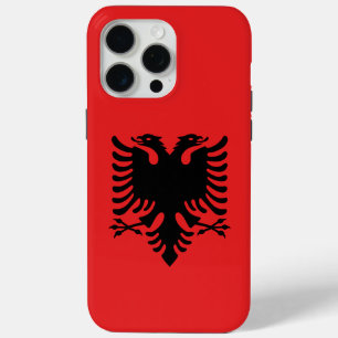 Coque iPhone 15 Pro Max Apple iPhone 15 Pro Max Coque, drapeau d'Albanie