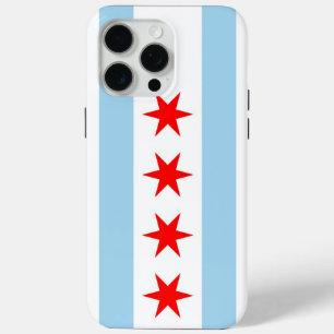 Coque iPhone 15 Pro Max Apple iPhone 15 Pro Max Coque, drapeau de Chicago