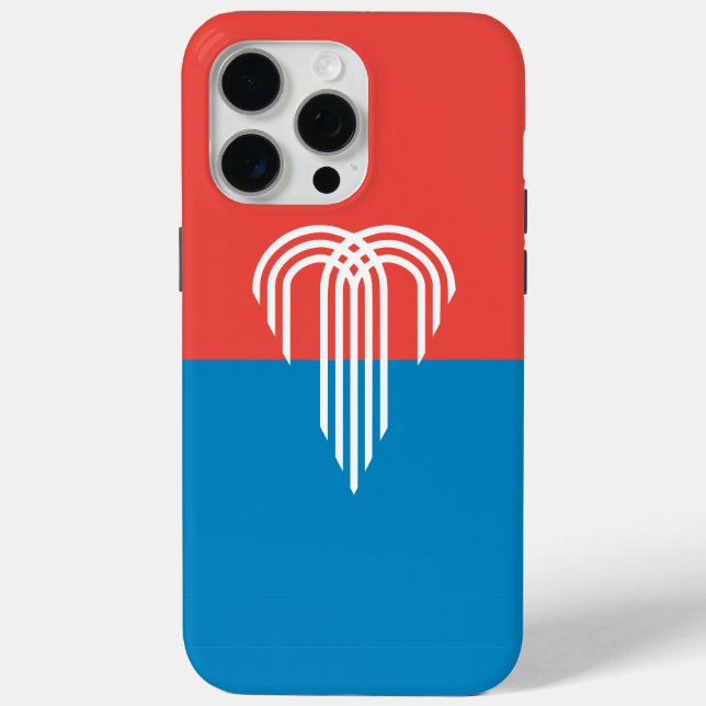 Coques Case-Mate iPhone Apple iPhone 15 Pro Max Coque, drapeau de Kansas C (Verso)
