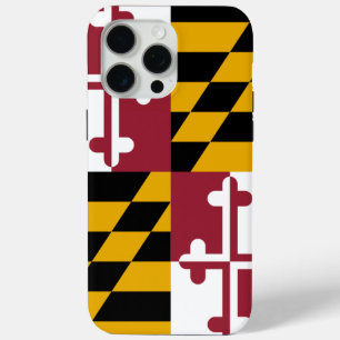 Coque iPhone 15 Pro Max Apple iPhone 15 Pro Max Coque, drapeau du Maryland
