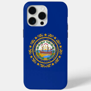 Coque iPhone 15 Pro Max Apple iPhone 15 Pro Max Coque, drapeau New Hampshi