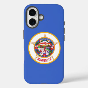 Coques iPhone 16 Apple iPhone 16 Coque-Mate avec drapeau du Minneso
