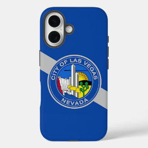 Coques iPhone 16 Apple iPhone 16 Coque-Mate avec drapeau Las Vegas 