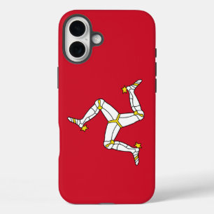 Coques iPhone 16 Plus Apple iPhone 16 Plus Mate, drapeau de l'île de Man