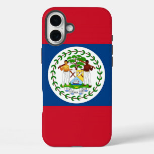 Coques iPhone 16 Plus Apple iPhone 16 Plus Mate, drapeau du Belize