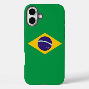 Coques iPhone 16 Plus Apple iPhone 16 Plus Mate, drapeau du Brésil