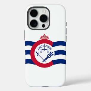 Coques iPhone 16 Pro Apple iPhone 16 Pro Coque-Mate, drapeau Cincinnati
